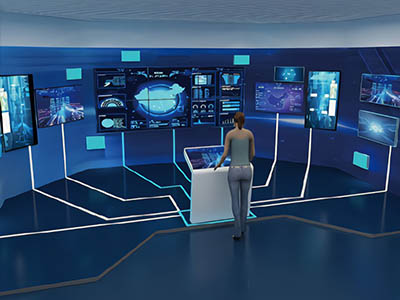 展厅飞屏互动软件多媒体甩屏技术解析