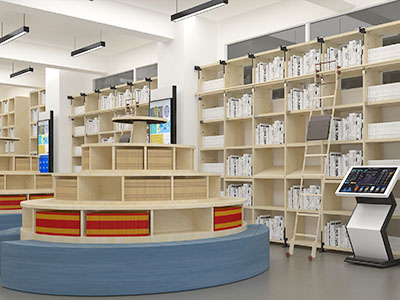 展厅多媒体创新图书馆布展设计