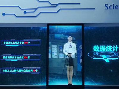 多媒体展厅中虚拟讲解滑轨屏的应用优势