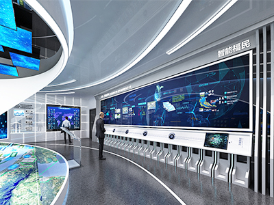 展厅屏幕切换用什么控制方式好