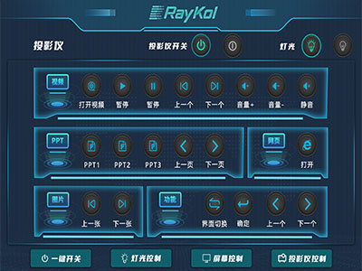 展厅中控系统控制界面设计