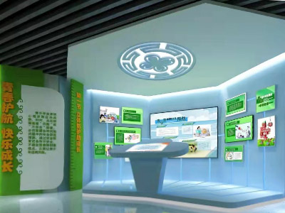 检察院青少年法治基地设计中，常用的多媒体展示方式有哪些？