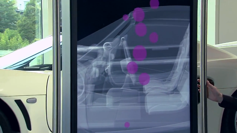 手动水平滑轨屏