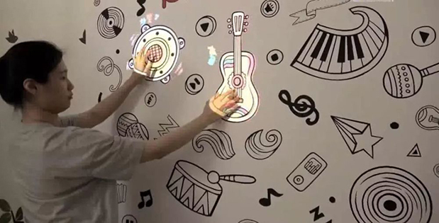 霍格沃兹投影墙