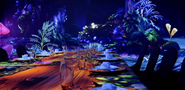 沉浸式光影餐厅