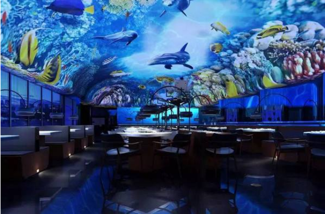 沉浸式光影餐厅