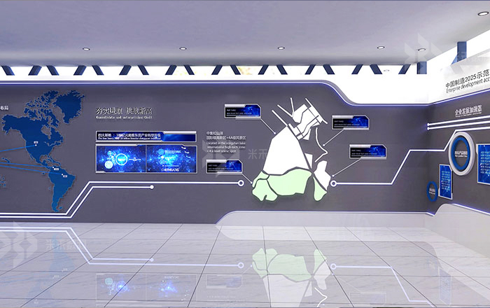 企业展厅中多媒体互动展项的应用