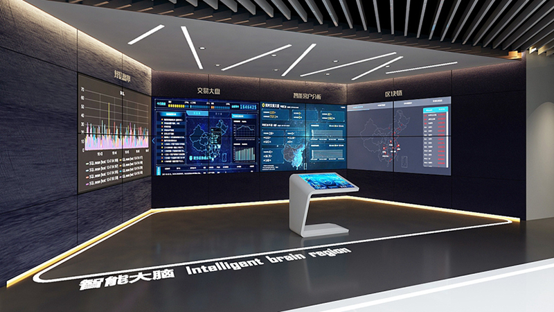 多屏联动在展厅中的应用