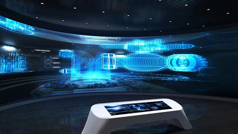 展厅多屏联动的组成