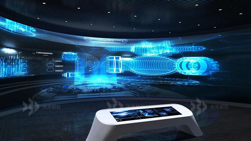 双屏联动互动展示