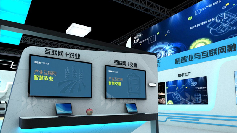 多屏联动展示形式新颖