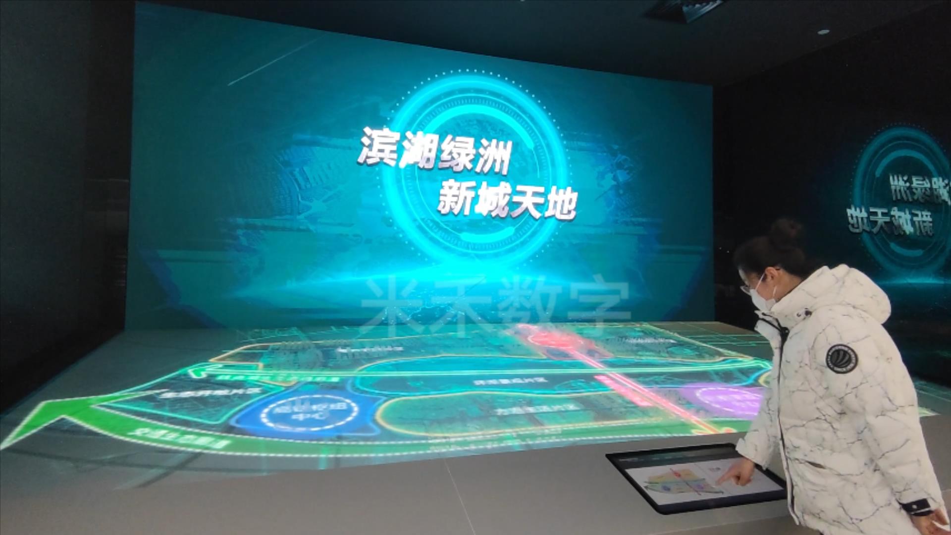 语音解说联动型电子沙盘