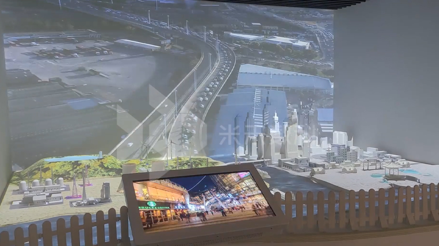 垂直投影互动型电子沙盘