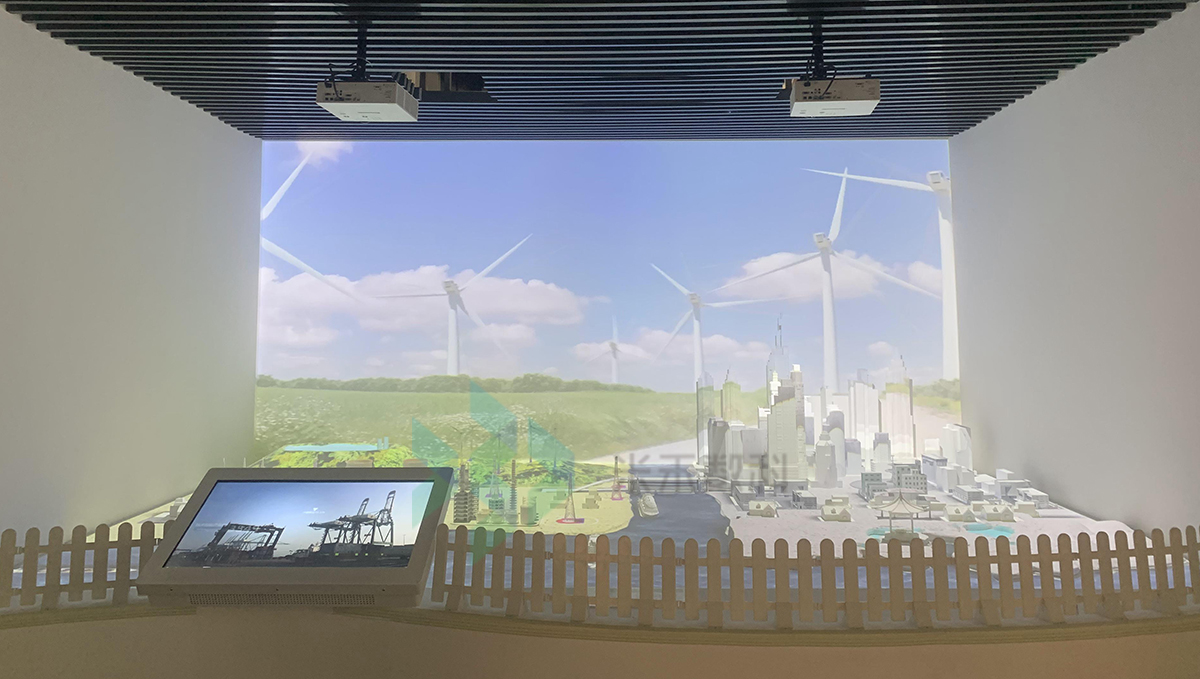 多媒体投影数字沙盘