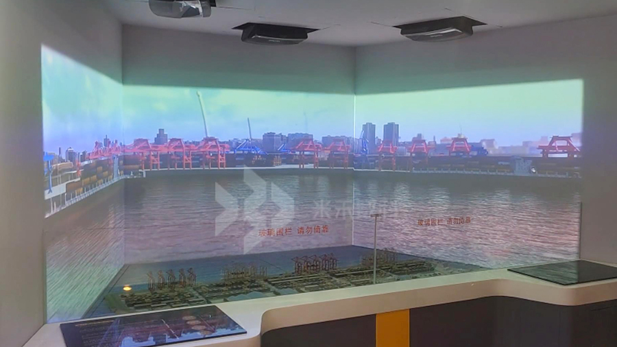 折幕投影数字沙盘