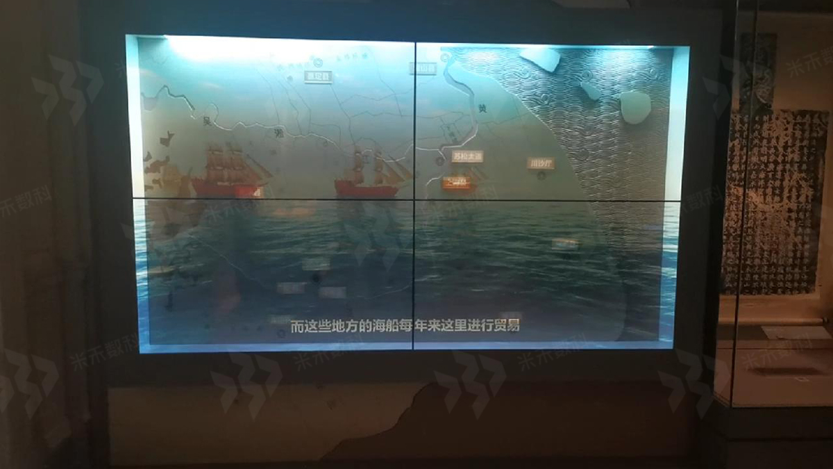 透明屏规划沙盘演示系统