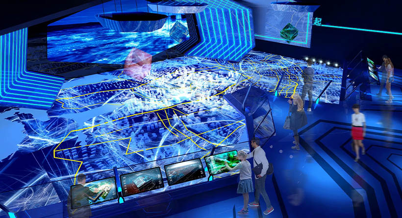 多媒体展馆展厅电子互动沙盘