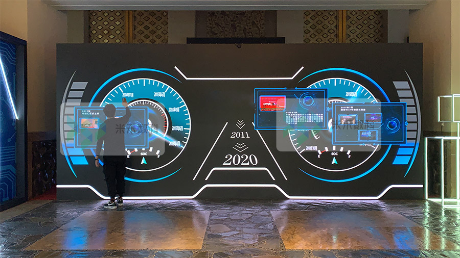 多媒体展厅墙面互动系统应用
