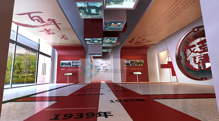 河南南乐一中校史馆历史沿革创意展示