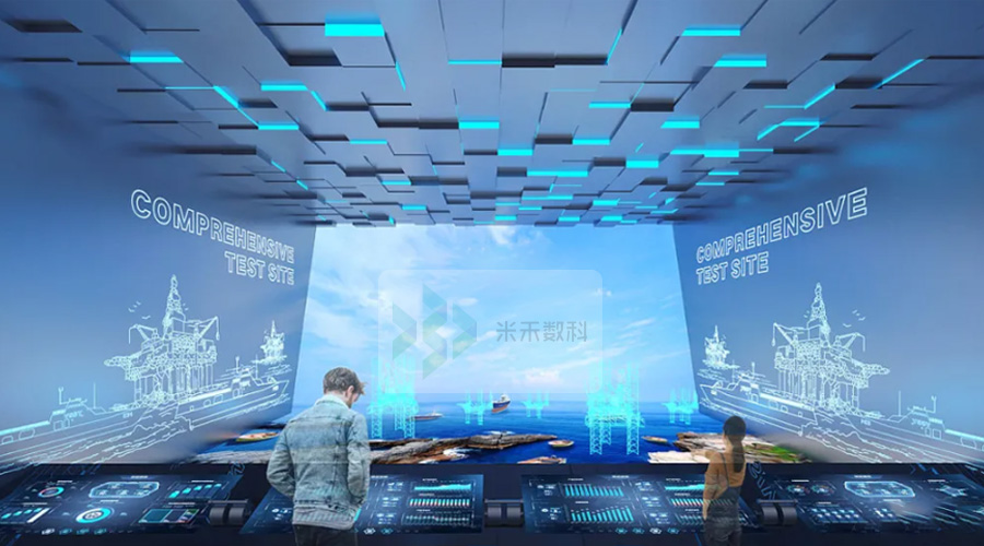 多媒体互动沙盘创意展示城市未来展望