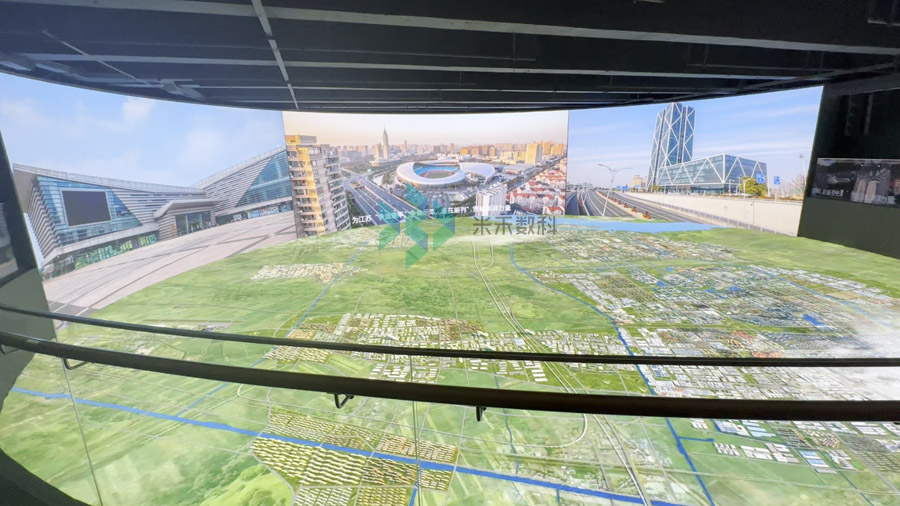 常州规划馆数字孪生互动沙盘