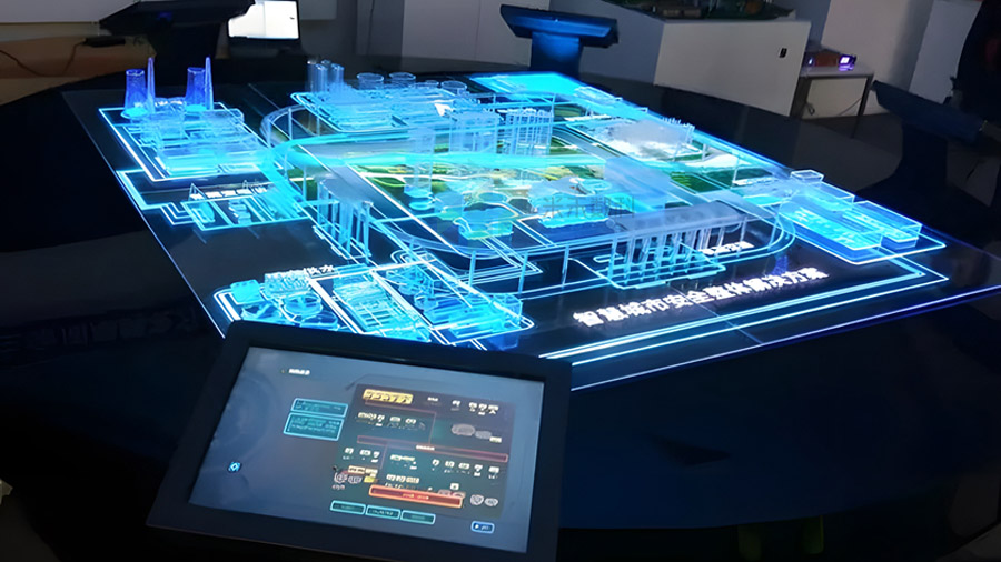 三维沙盘互动展览系统