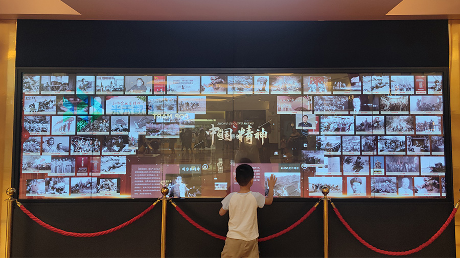 数字照片墙创新党史馆互动体验