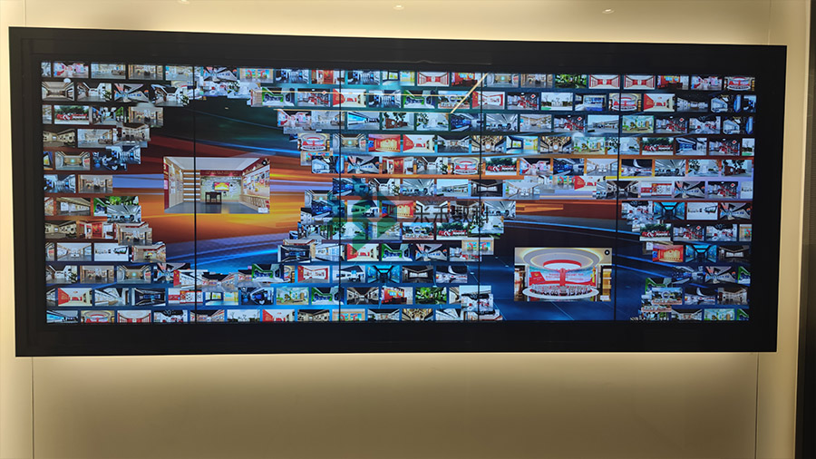 多媒体互动墙面展示系统