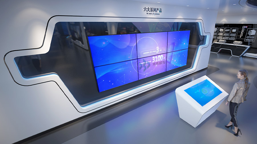 多媒体展厅双屏互动软件